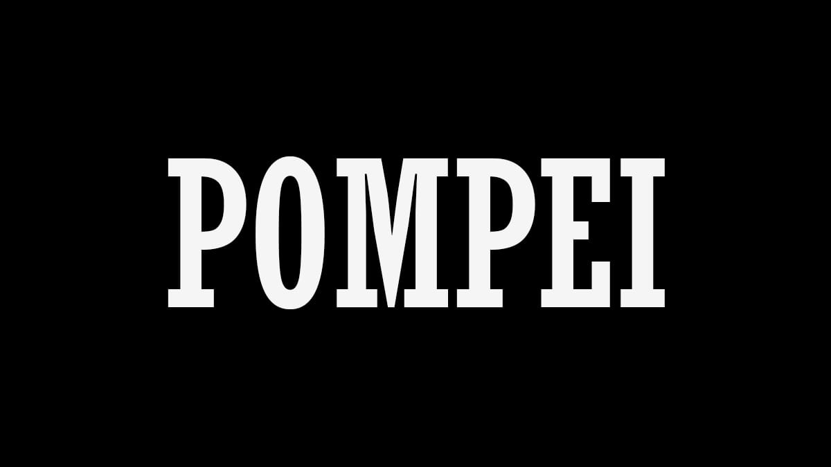 logo miniserie pompei