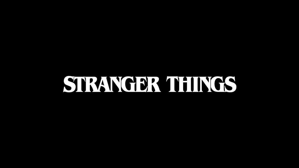 logo stranger things