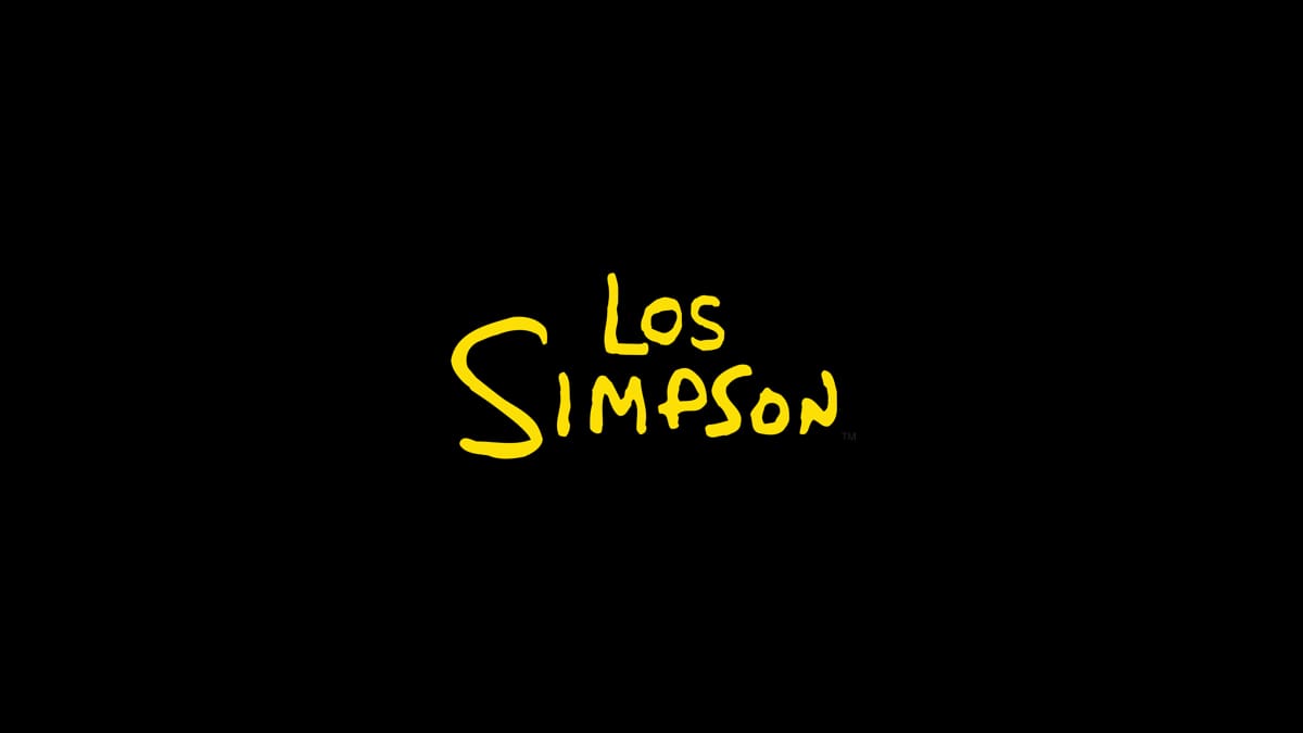 logo serie los simpson