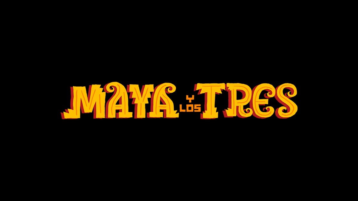 logo maya y los tres