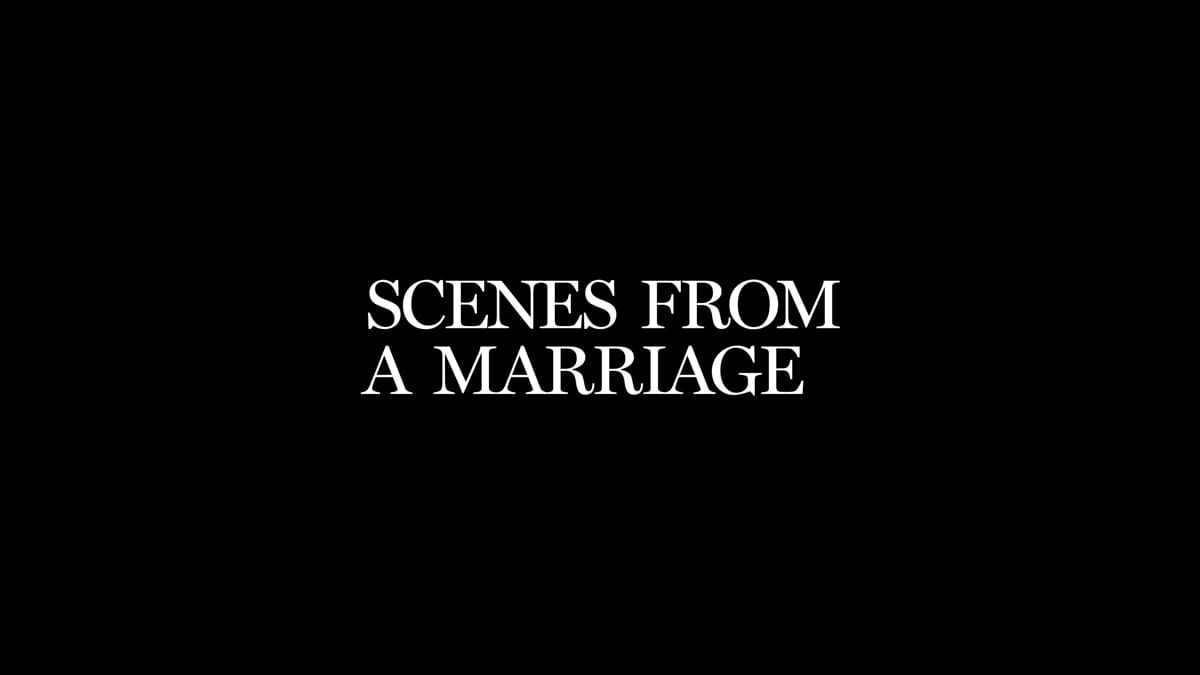 logo serie scenes from a marriage