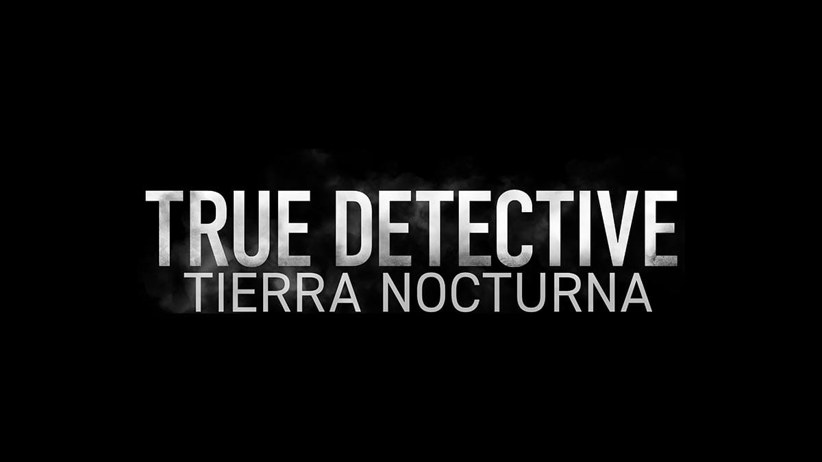 logo serie true detective tierra nocturna