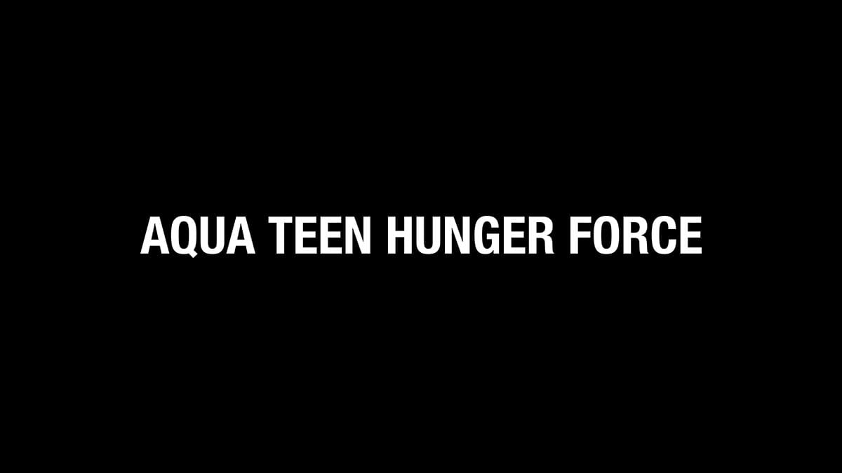 logo serie aqua teen hunger force