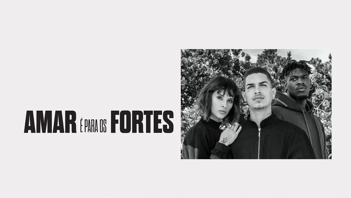 poster serie amar e para os fortes